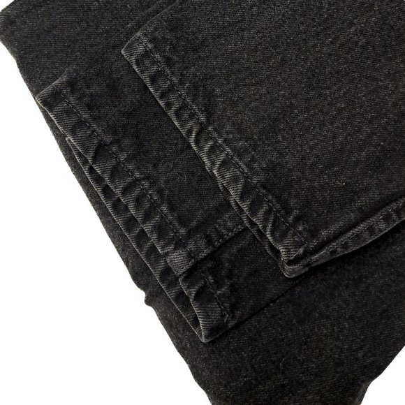 Women's Black Relaxed Fit Jeans - Picture 4 of 4